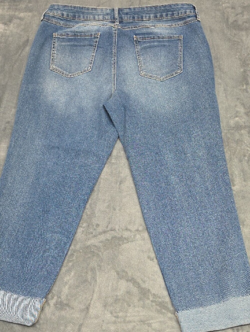 16 Embellished Patchwork Ankle Jeans in Blue - Women - Picture 11 of 11